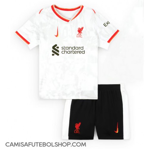 Camisa de time de futebol Liverpool Replicas 3º Equipamento Infantil 2024-25 Manga Curta (+ Calças curtas)